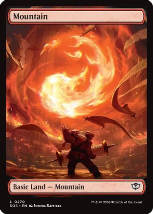 Mountain (0270) (SOS-270) [Secrets of Strixhaven] MTG Single Wizards of the Coast
