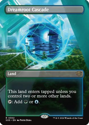 Dreamroot Cascade (SOS-302) [Secrets of Strixhaven] Foil MTG Single Wizards of the Coast