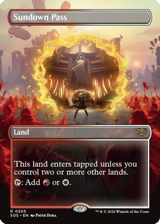 Sundown Pass (SOS-305) [Secrets of Strixhaven] MTG Single Wizards of the Coast