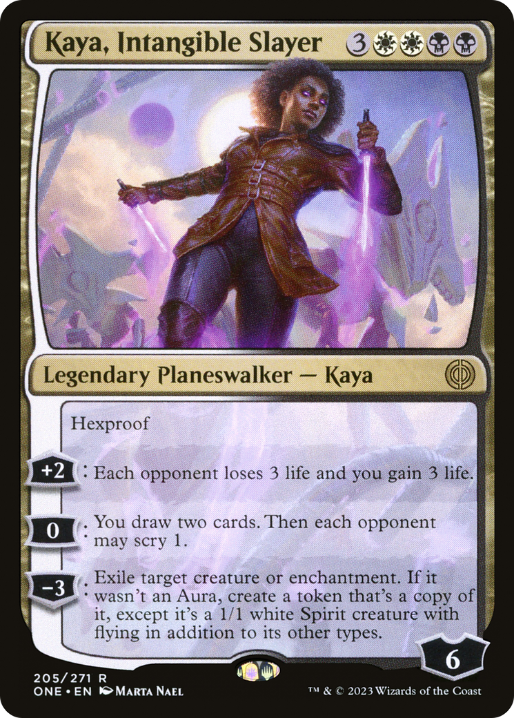 Kaya, Intangible Slayer (ONE-205) [Phyrexia: All Will Be One] Foil MTG Single Wizards of the Coast