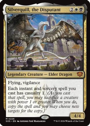 Silverquill, the Disputant (SOS-226) [Secrets of Strixhaven] Foil MTG Single Wizards of the Coast