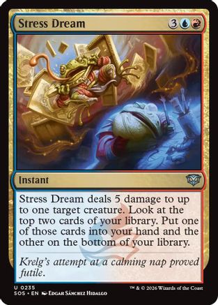 Stress Dream (SOS-235) [Secrets of Strixhaven] MTG Single Wizards of the Coast