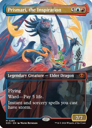 Prismari, the Inspiration (SOS-285) [Secrets of Strixhaven] Foil MTG Single Wizards of the Coast
