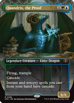 Quandrix, the Proof (SOS-286) [Secrets of Strixhaven] MTG Single Wizards of the Coast