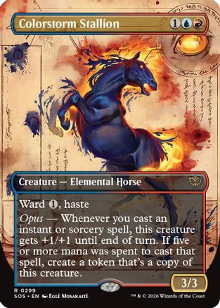Colorstorm Stallion (SOS-299) [Secrets of Strixhaven] MTG Single Wizards of the Coast