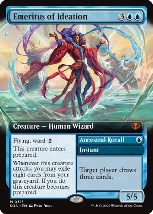 Emeritus of Ideation (SOS-315) [Secrets of Strixhaven] Foil MTG Single Wizards of the Coast