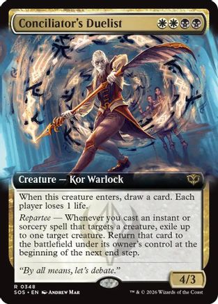 Conciliator's Duelist (SOS-348) [Secrets of Strixhaven] Foil MTG Single Wizards of the Coast