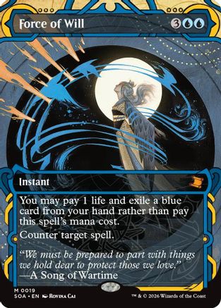 Force of Will (SOA-019) [Secrets of Strixhaven: Mystical Archive] Foil MTG Single Wizards of the Coast