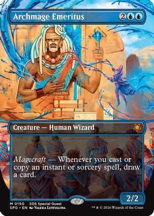 Archmage Emeritus (SPG-150) [Special Guests] Foil MTG Single Wizards of the Coast
