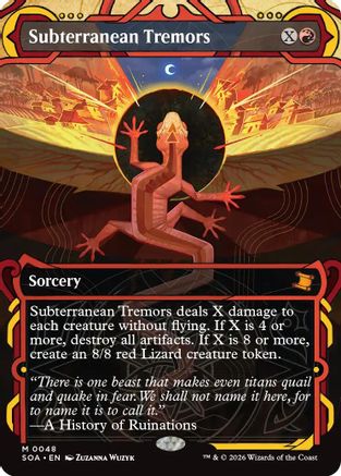 Subterranean Tremors (SOA-048) [Secrets of Strixhaven: Mystical Archive] MTG Single Wizards of the Coast