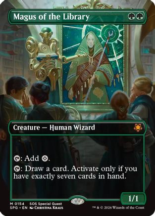 Magus of the Library (SPG-154) [Special Guests] MTG Single Wizards of the Coast