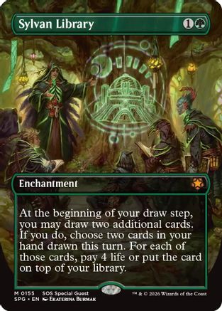 Sylvan Library (SPG-155) [Special Guests] MTG Single Wizards of the Coast