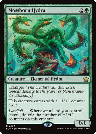 Mossborn Hydra (PPECL-107) [Promo Pack: Lorwyn Eclipsed] MTG Single Wizards of the Coast