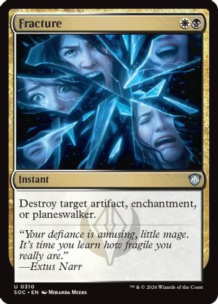 Fracture (SOC-310) [Commander: Secrets of Strixhaven] MTG Single Wizards of the Coast