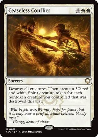 Ceaseless Conflict (SOC-012) [Commander: Secrets of Strixhaven] MTG Single Wizards of the Coast