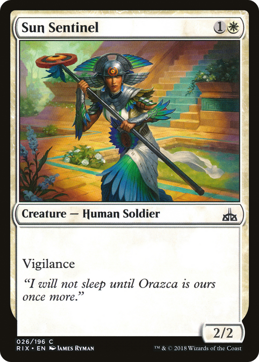 Sun Sentinel (RIX-026) [Rivals of Ixalan] MTG Single Wizards of the Coast