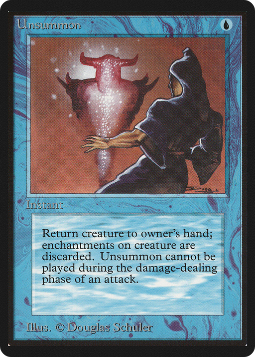 Unsummon (LEB-) [Oldschool] Limited Edition Beta MTG Single Wizards of the Coast