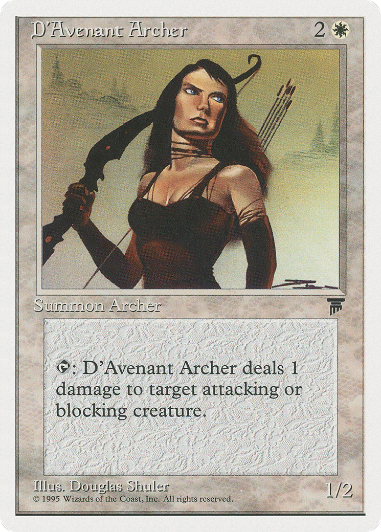 D'Avenant Archer (CHR-005) [Chronicles] MTG Single Magic: The Gathering