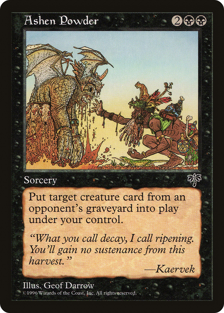 Ashen Powder (MIR-104) [Mirage] MTG Single Wizards of the Coast