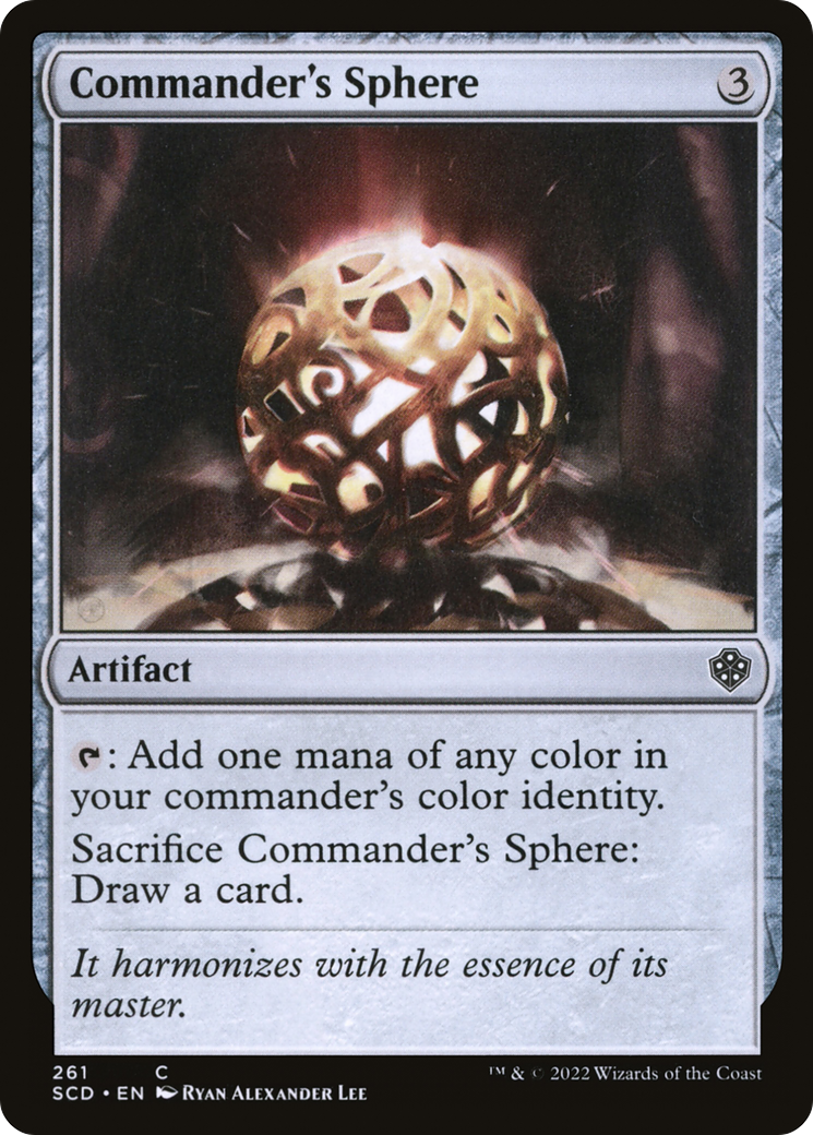 Commander's Sphere (SCD-261) [Starter Commander Decks] MTG Single Wizards of the Coast