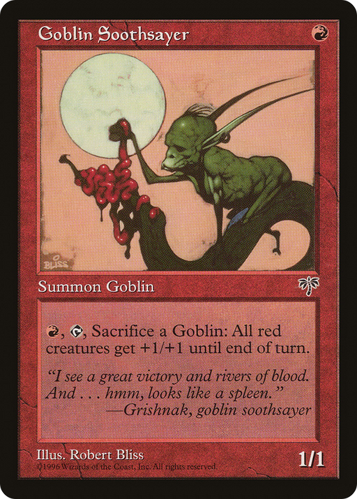 Goblin Soothsayer (MIR-) [Mirage] MTG Single Wizards of the Coast