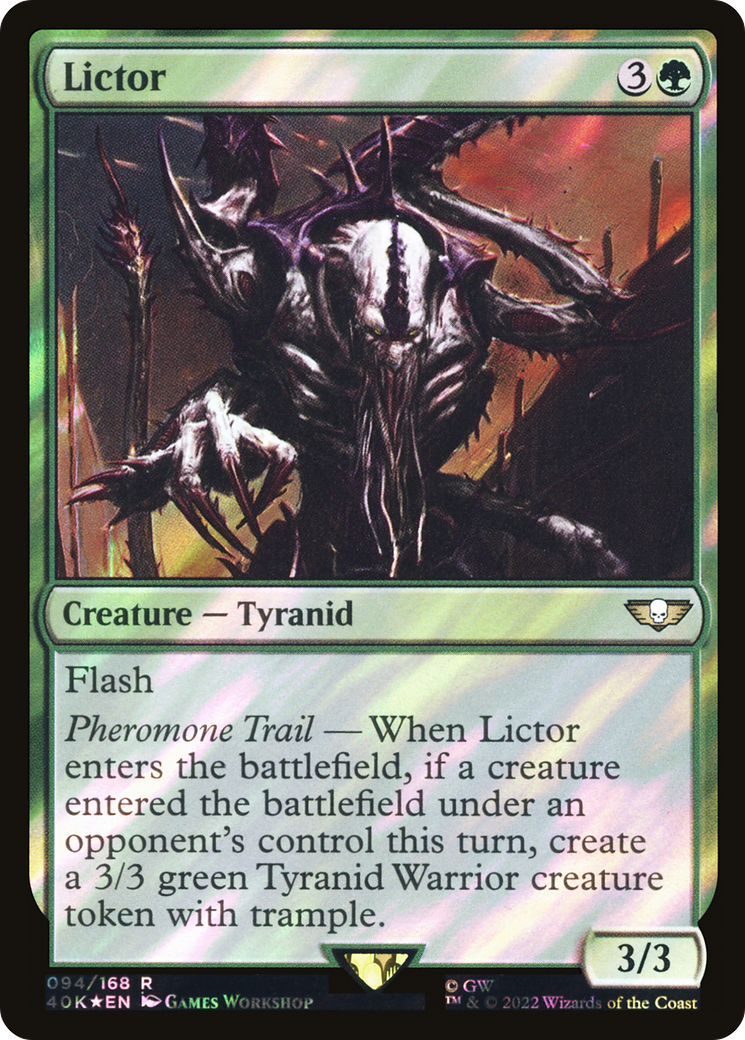 Lictor (40K-94★) [Warhammer 40,000 Commander] Foil MTG Single Wizards of the Coast