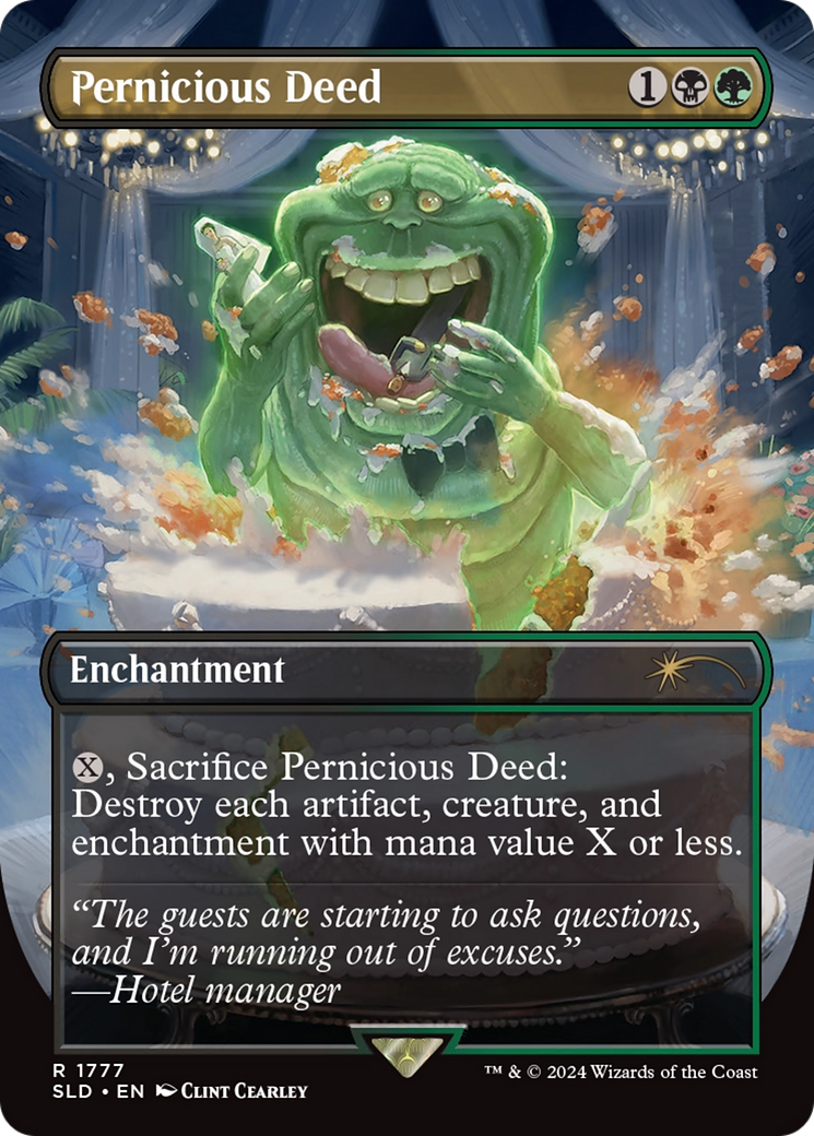 Pernicious Deed (SLD-1777) [Secret Lair] Drop (Borderless) MTG Single Wizards of the Coast