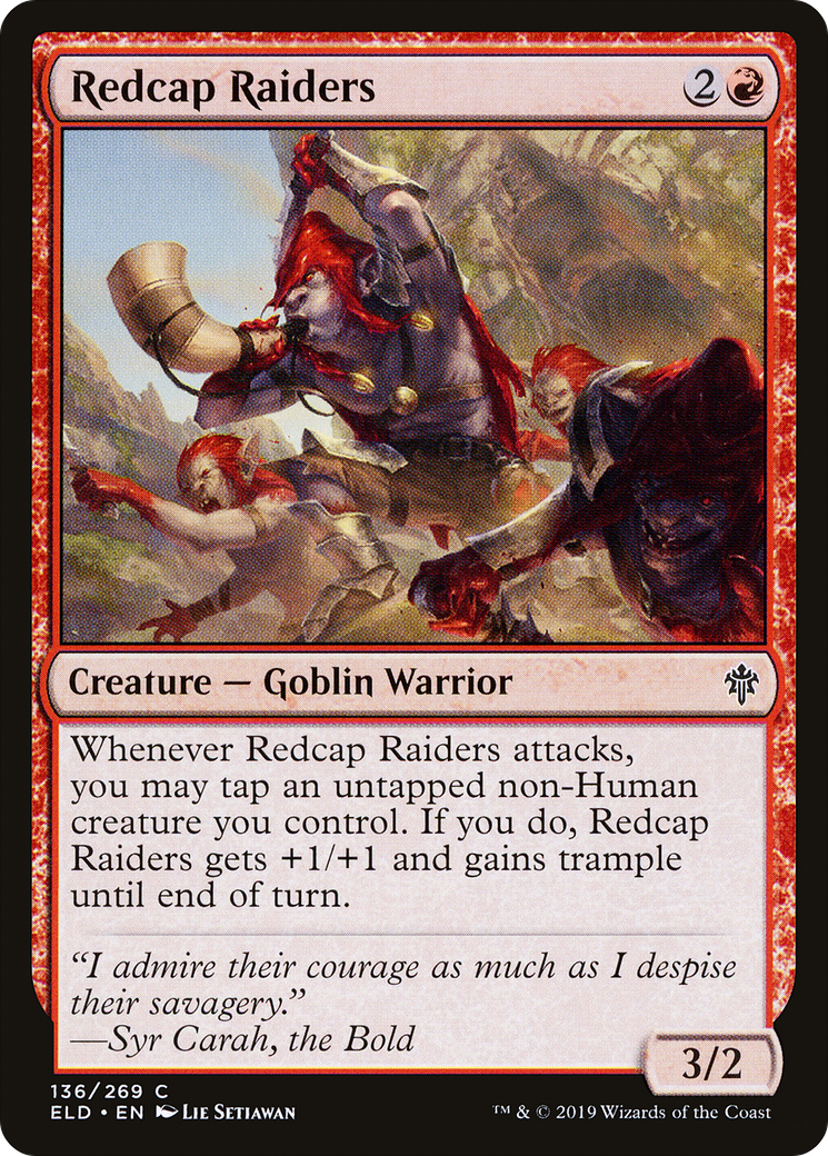 Redcap Raiders (ELD-136) [Throne of Eldraine] Foil MTG Single Wizards of the Coast