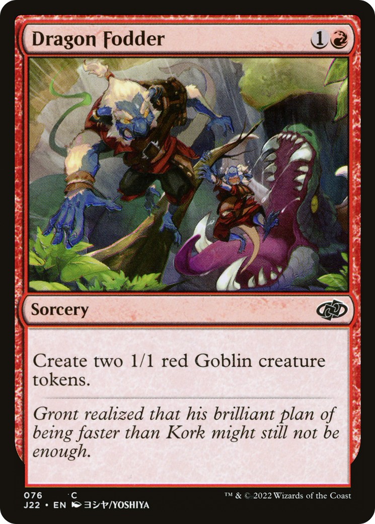 Dragon Fodder (J22-076) [Jumpstart 2022] MTG Single Wizards of the Coast