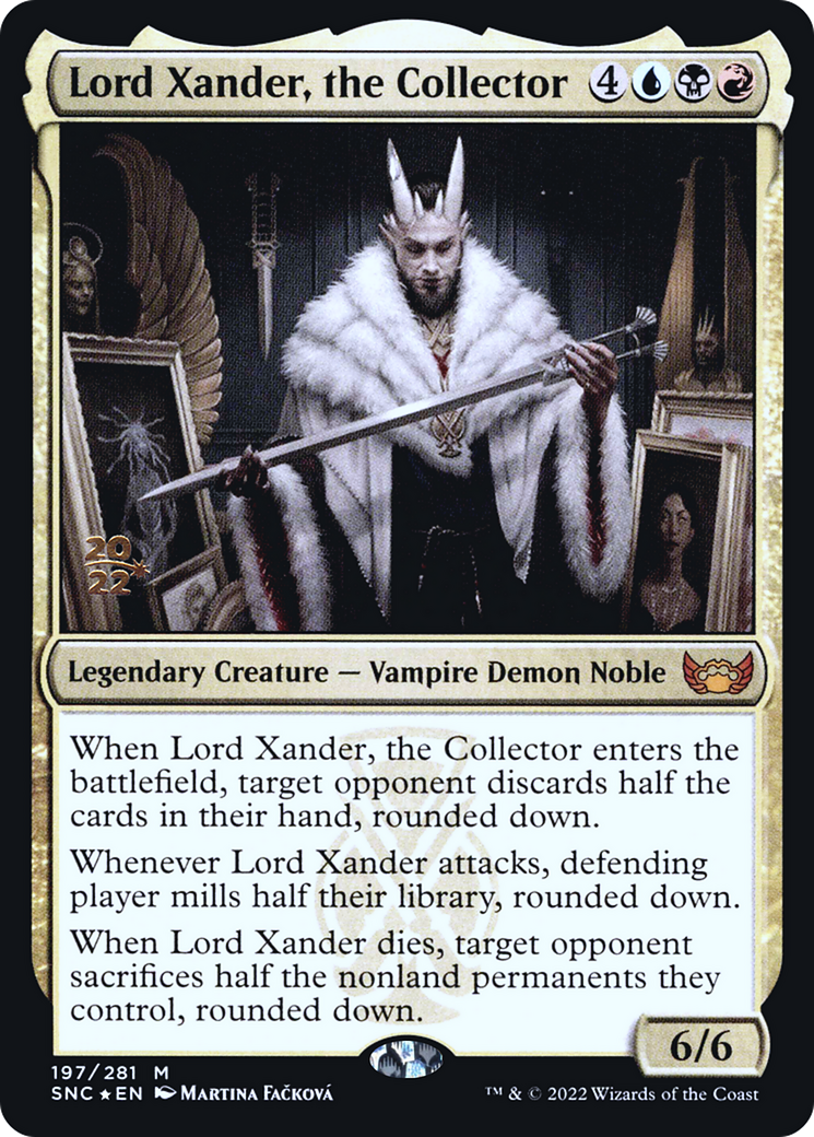 Lord Xander, the Collector (PRE-197) [Streets of New Capenna Promos] Foil MTG Single Wizards of the Coast