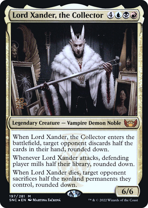 Lord Xander, the Collector (PRE-197) [Streets of New Capenna Promos] Foil MTG Single Wizards of the Coast