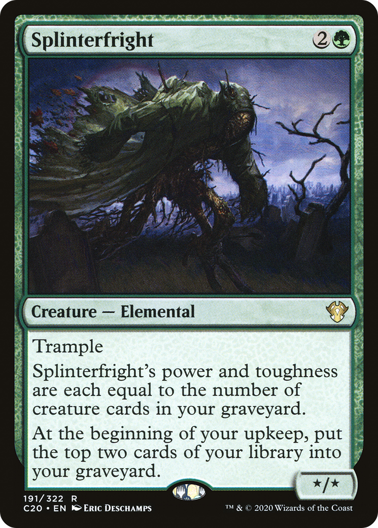 Splinterfright (C20-191) [Commander 2020] MTG Single Wizards of the Coast