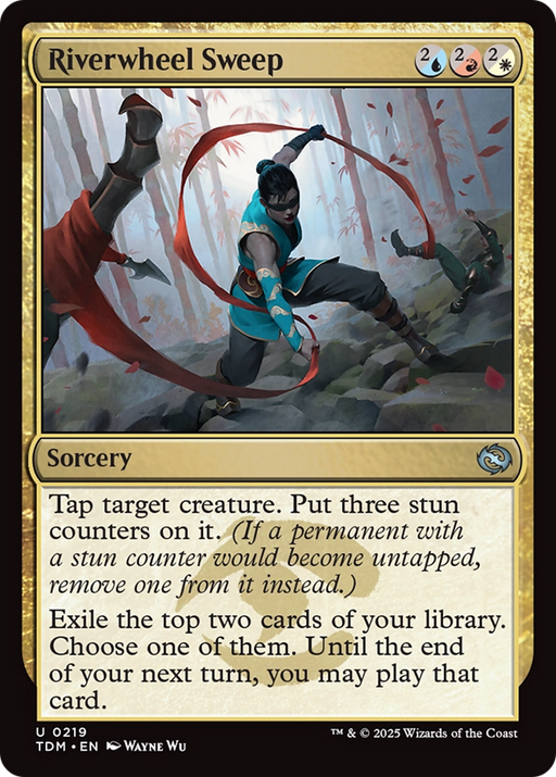 Riverwheel Sweep (TDM-219) [Tarkir: Dragonstorm] MTG Single Wizards of the Coast