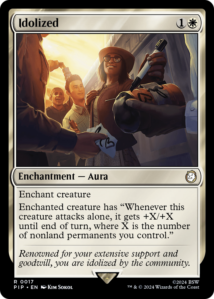 Idolized (PIP-017) [Fallout] Foil MTG Single Wizards of the Coast