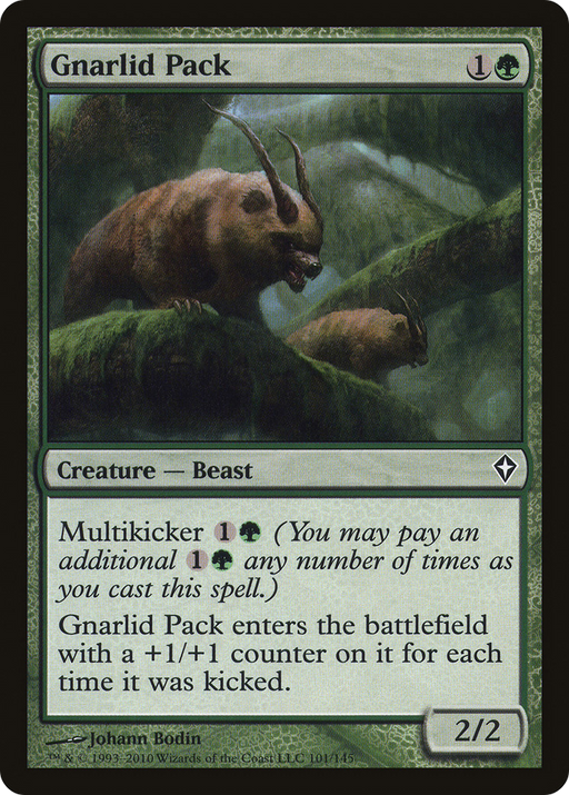 Gnarlid Pack (WWK-101) [Worldwake] MTG Single Wizards of the Coast