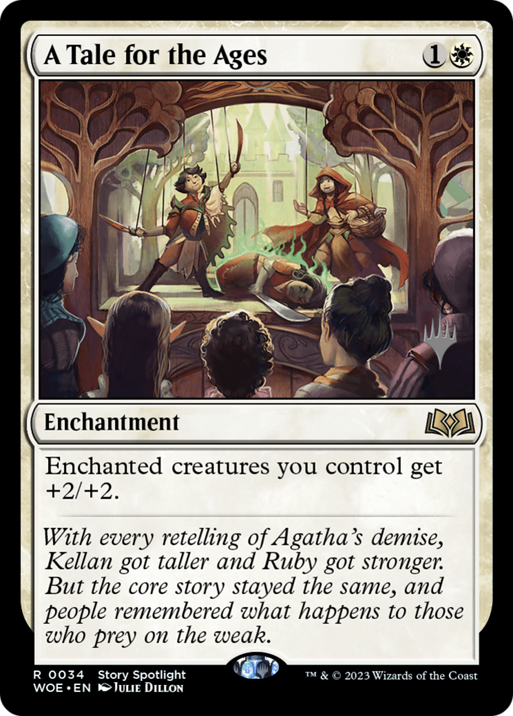 A Tale for the Ages (PPWOE-034) [Wilds of Eldraine Promos] MTG Single Wizards of the Coast