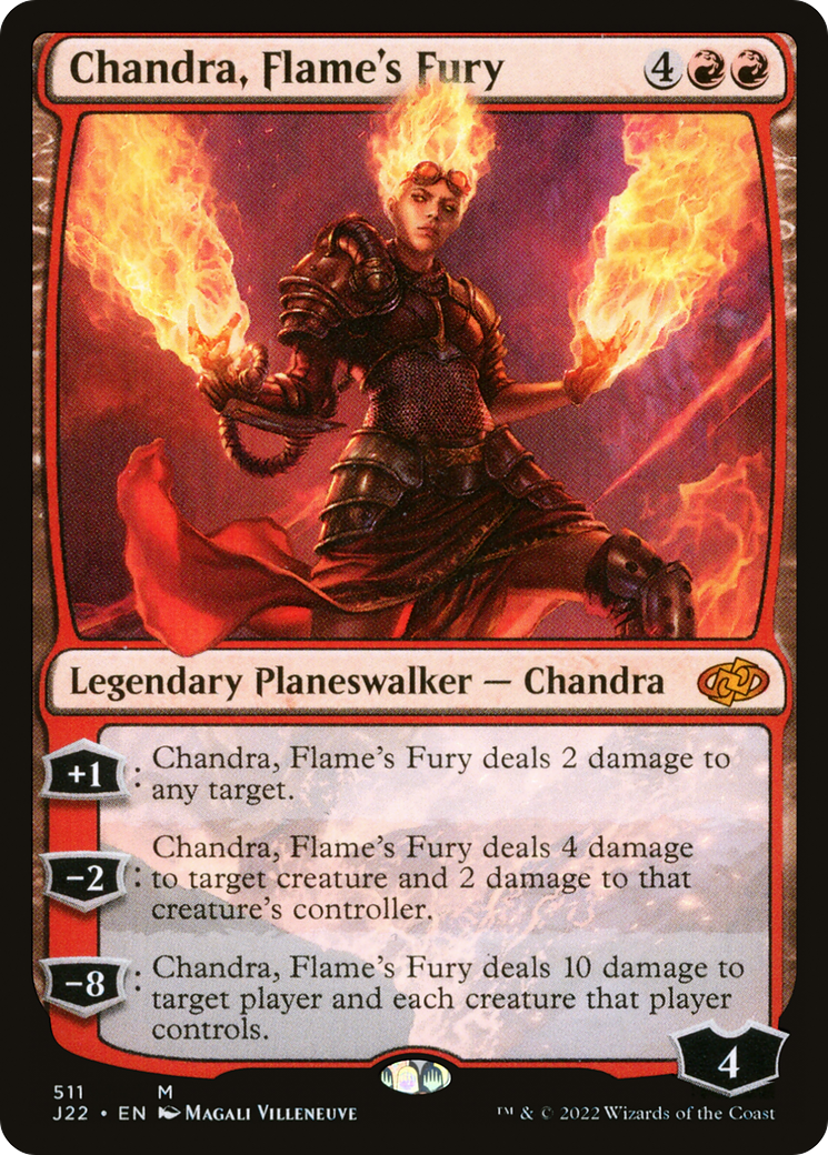 Chandra, Flame's Fury (J22-511) [Jumpstart 2022] MTG Single Wizards of the Coast