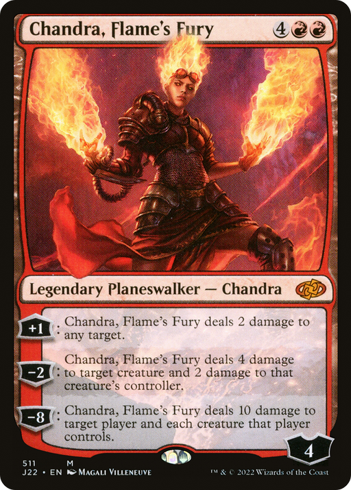 Chandra, Flame's Fury (J22-511) [Jumpstart 2022] MTG Single Wizards of the Coast