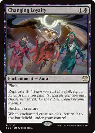 Changing Loyalty (SOC-023) [Commander: Secrets of Strixhaven] MTG Single Wizards of the Coast