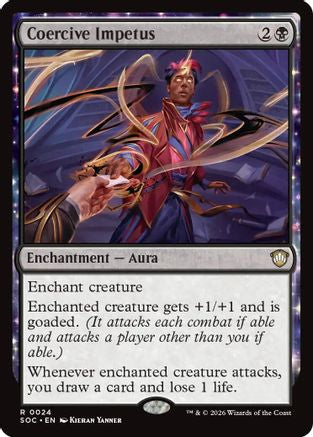 Coercive Impetus (SOC-024) [Commander: Secrets of Strixhaven] MTG Single Wizards of the Coast