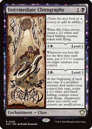 Intermediate Chirography (SOC-026) [Commander: Secrets of Strixhaven] MTG Single Wizards of the Coast