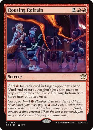 Rousing Refrain (SOC-253) [Commander: Secrets of Strixhaven] MTG Single Wizards of the Coast