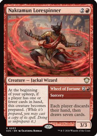 Naktamun Lorespinner (SOC-033) [Commander: Secrets of Strixhaven] MTG Single Wizards of the Coast