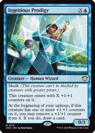 Ingenious Prodigy (SOC-115) [Commander: Secrets of Strixhaven] MTG Single Wizards of the Coast