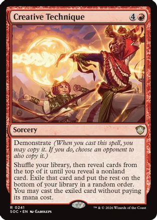 Creative Technique (SOC-241) [Commander: Secrets of Strixhaven] MTG Single Wizards of the Coast