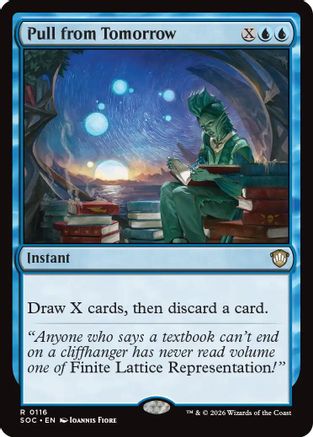 Pull from Tomorrow (SOC-116) [Commander: Secrets of Strixhaven] MTG Single Wizards of the Coast