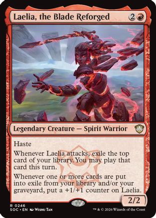 Laelia, the Blade Reforged (SOC-246) [Commander: Secrets of Strixhaven] MTG Single Wizards of the Coast