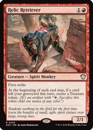 Relic Retriever (SOC-035) [Commander: Secrets of Strixhaven] MTG Single Wizards of the Coast
