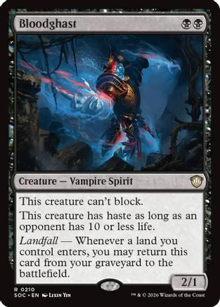Bloodghast (SOC-210) [Commander: Secrets of Strixhaven] MTG Single Wizards of the Coast