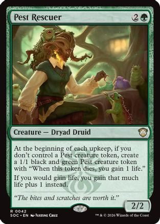 Pest Rescuer (SOC-042) [Commander: Secrets of Strixhaven] MTG Single Wizards of the Coast